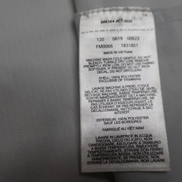 Columbia PFG Jacket Mens XL White Tamiami Hurricane Rain Full Zip Light Outdoor - Picture 10 of 16